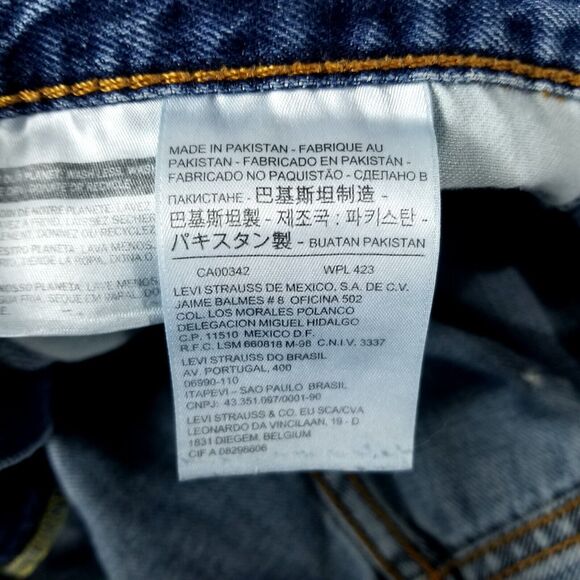 Levis jeans Mens 36×30 Blue Regular Straight Denim - Picture 13 of 13